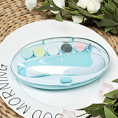 Electric Baby Nail Trimmer Kit with LED Light