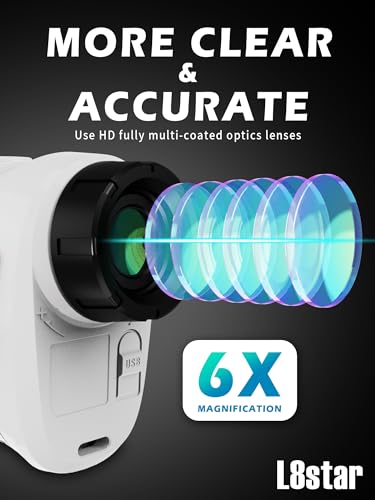 1300 Yards Golf Range Finder with Slope Technology