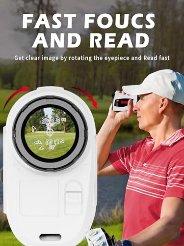 1300 Yards Golf Range Finder with Slope Technology