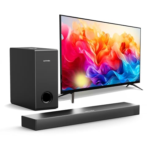 ULTIMEA TV Sound Bar with Subwoofer - Deep Bass, Bluetooth, HDMI