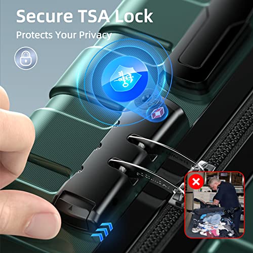 SHOWKOO 3pc Expandable Hardshell Spinner Luggage Set VIP