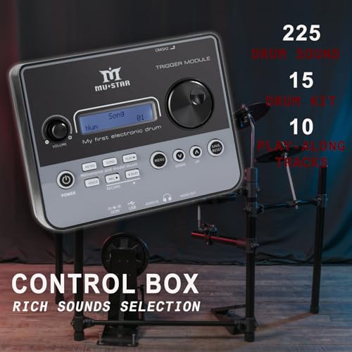 VIP Electronic Drum Set with 225 Sounds and MIDI