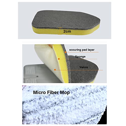 AMORBASE Shower Scrubber with Interchangeable Tools | Black