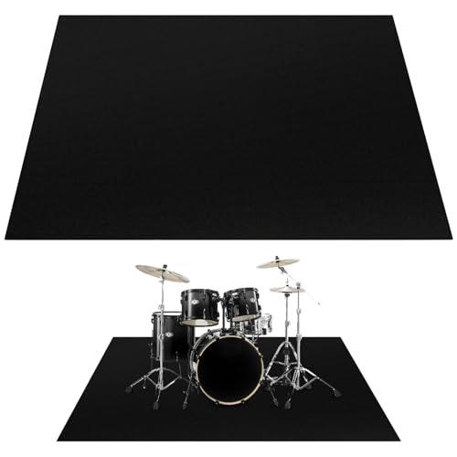 Anjetan Drum Rug, Soundproof Mat for Electric Drums