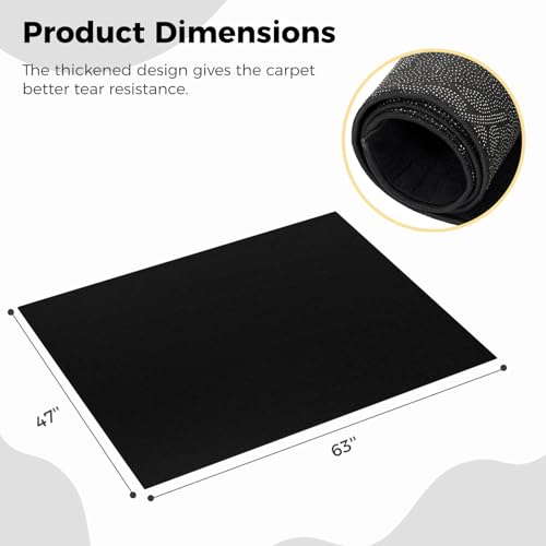 Anjetan Drum Rug, Soundproof Mat for Electric Drums