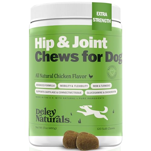 VIP Dog Joint Support Supplement - USA Made 120 Chews