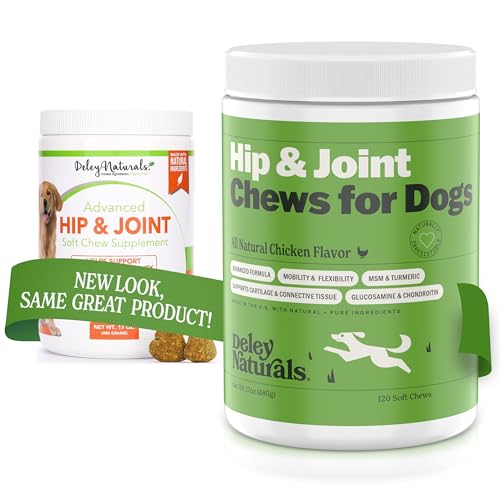 VIP Dog Joint Support Supplement - USA Made 120 Chews