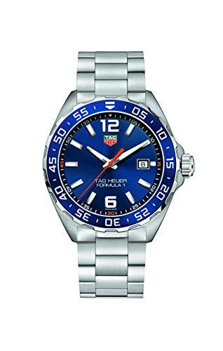 Tag Heuer Mens Quartz Watch with Stainless Steel Strap