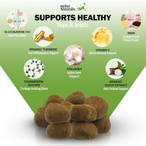 VIP Dog Joint Support Supplement - USA Made 120 Chews