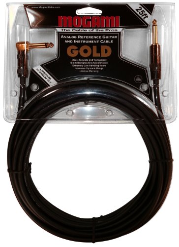 Mogami Gold Instrument 25R Guitar Cable - 25ft
