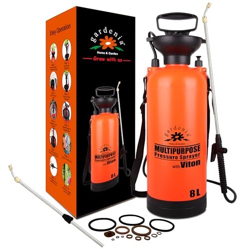 2024 Model 8L Garden Sprayer with Telescopic Metal Lance