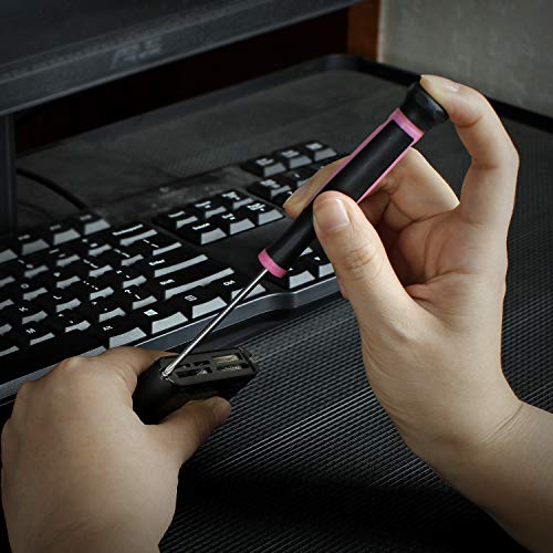 WORKPRO Pink Tool Kit, 106-Piece Set with Storage Bag