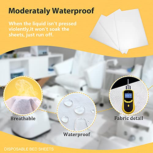 Bozikey 100PCS Massage Table Sheets, Spa Bed Covers