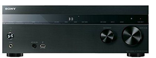 Sony 5.2-Ch 725W 4K A/V Home Theater Receiver + Yamaha High-Perform Moisture Resistant 2-Way Surround Sound