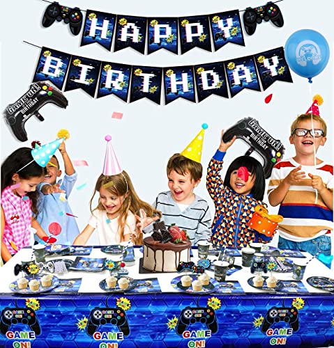 Gamer Birthday Decoration Kit for Boys - Serves 20