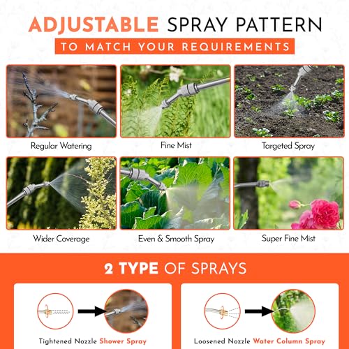 2024 Model 8L Garden Sprayer with Telescopic Metal Lance