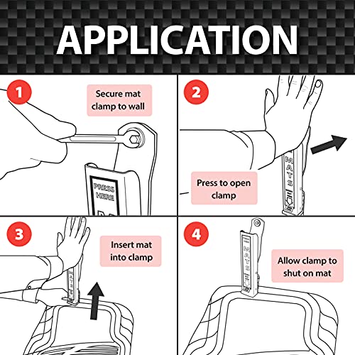 VIP Car Wash Mat Holder - Heavy Duty Aluminum