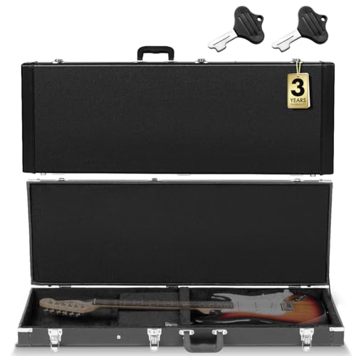 CAHAYA Hard Shell Electric Guitar Case - Black