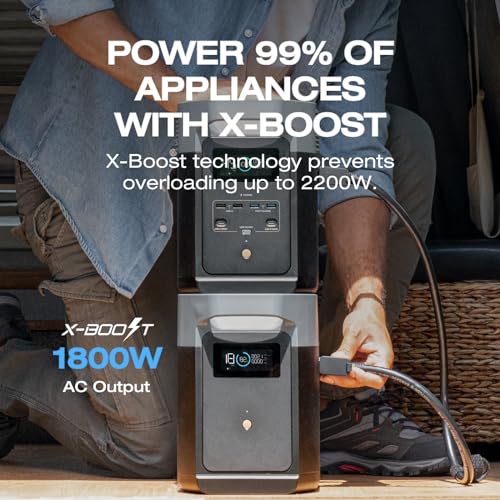 EF ECOFLOW DELTA 2 Portable Power Station, 1024Wh