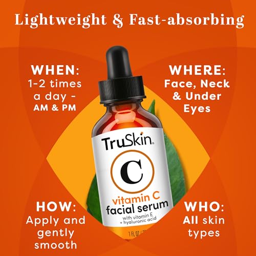 TruSkin VIP Facial Serum with Vitamin C & Hyaluronic Acid