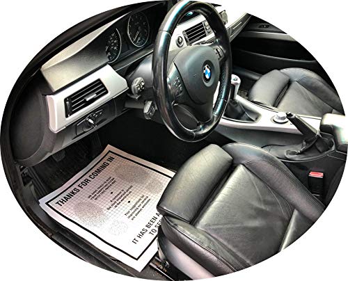 500-pack Plastic Coated Disposable Automotive Floor Mats