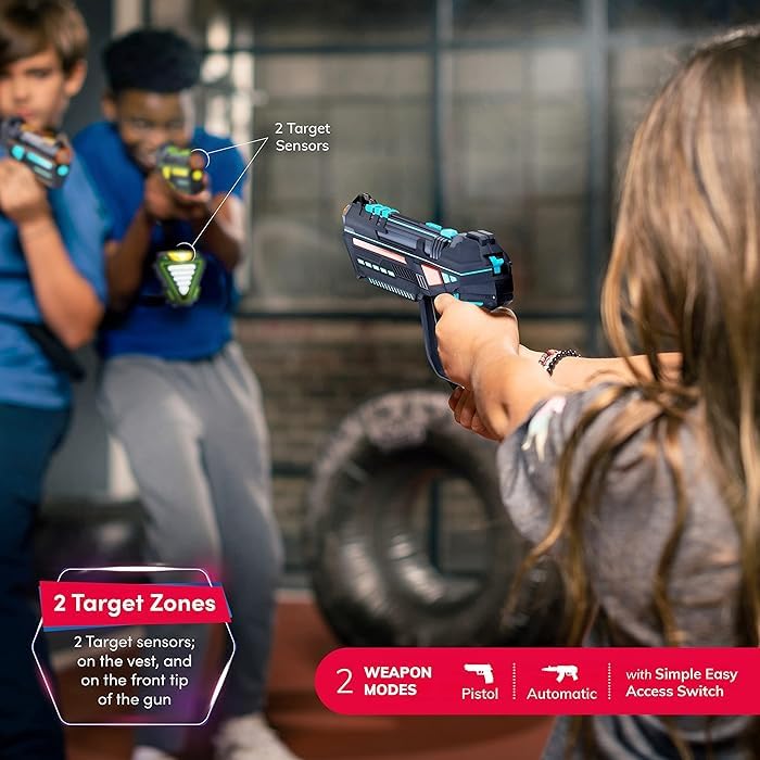 VIP Rechargeable Laser Tag Set for Kids & Adults