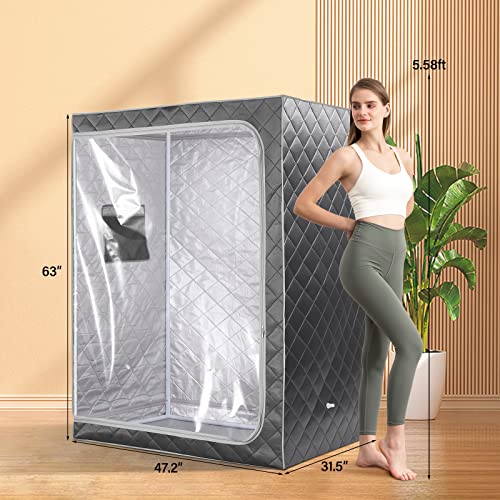 ZONEMEL Full Size Sauna Tent for VIP Relaxation