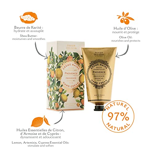 Panier des Sens Provence Hand Cream - 97% Natural Ingredients