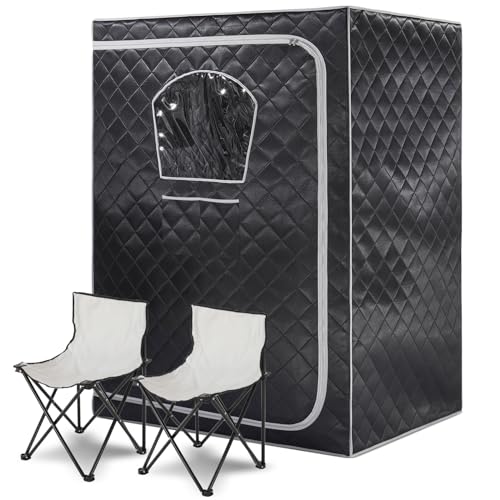 Gollense Portable Steam Sauna Spa Room for 2