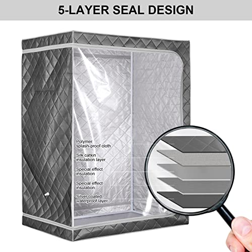 ZONEMEL Full Size Sauna Tent for VIP Relaxation