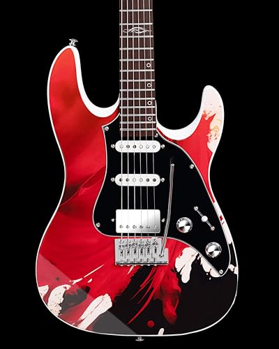 WestCreek JX-20 Electric Guitar, HSS, Coil Split, Red