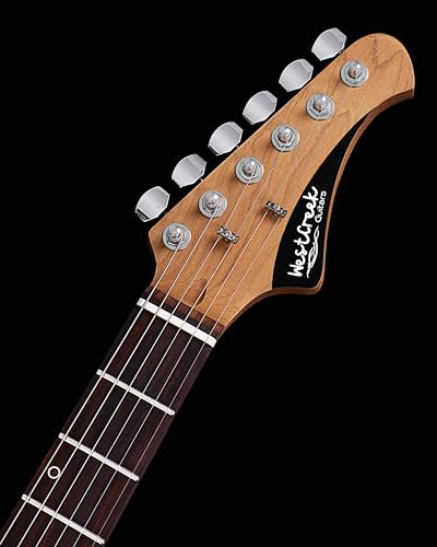 WestCreek JX-20 Electric Guitar, HSS, Coil Split, Red