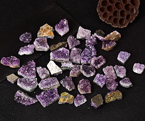 1.8 LBS Natural Amethyst Geode Healing Stones