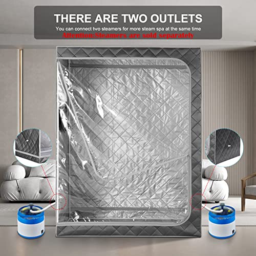 ZONEMEL Full Size Sauna Tent for VIP Relaxation