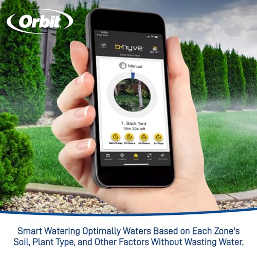 Orbit B-hyve 8-Station Wi-Fi Sprinkler System, Gray
