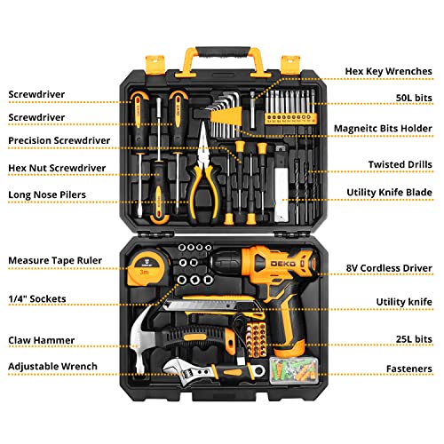 DEKOPRO 126 Piece Power Tool Combo - VIP Shopping