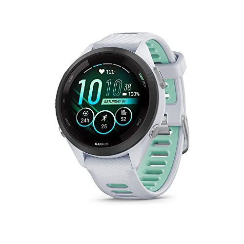 Garmin Forerunner 265S Smartwatch, Colorful AMOLED Display