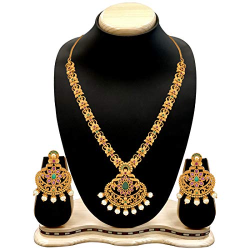 Aheli South Indian CZ Designer Jewelry Set for Women