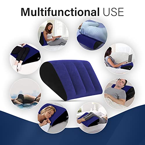 Inflatable Wedge Pillow: Comfort for Yoga and Travel