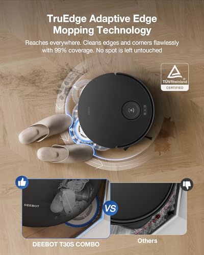 ECOVACS DEEBOT T30S: Smart Robot Vacuum & Mop