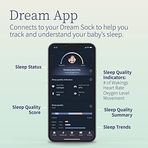 Owlet Dream Sock - Smart Baby Monitor & Sleep Coach