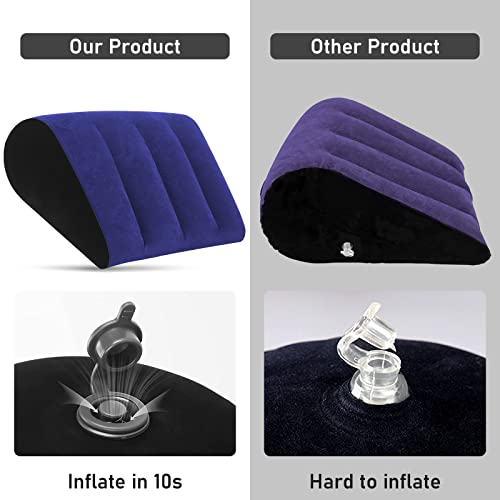 Inflatable Wedge Pillow: Comfort for Yoga and Travel