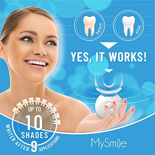 MySmile LED Teeth Whitening Kit, Non-Sensitive Fast Whitener
