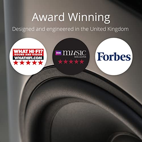 Premium Q Acoustics 3020i Bookshelf Speakers - Carbon Black