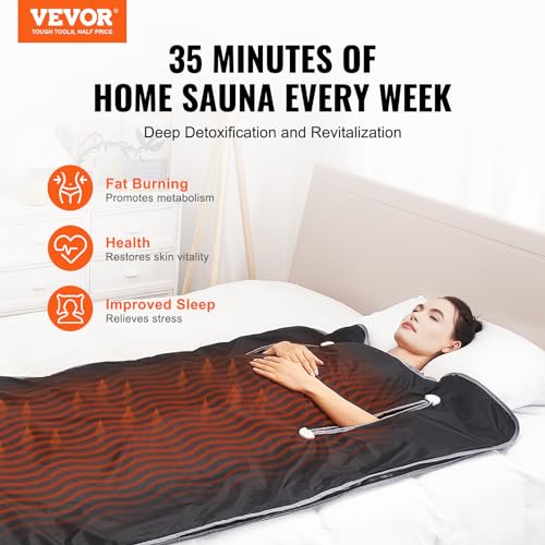 VEVOR Portable Sauna Blanket with Far Infrared Technology