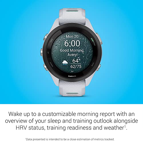Garmin Forerunner 265S Smartwatch, Colorful AMOLED Display