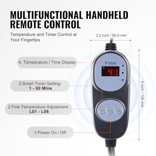 VEVOR Portable Sauna Blanket with Far Infrared Technology