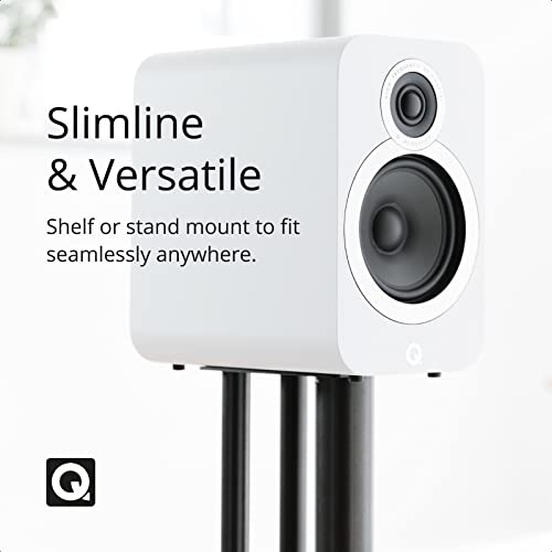 Premium Q Acoustics 3020i Bookshelf Speakers - Carbon Black