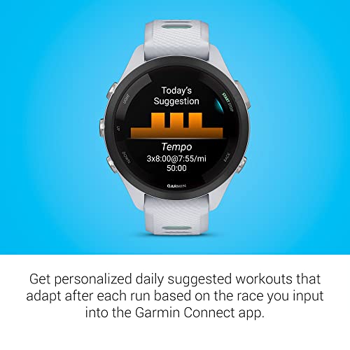 Garmin Forerunner 265S Smartwatch, Colorful AMOLED Display