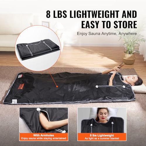 VEVOR Portable Sauna Blanket with Far Infrared Technology